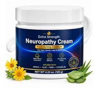 Crème pour Neuropathie, Crème Apaisante pour Neuropathie, Pour Masser Pieds, Articulations, Muscles, Dos, Genoux, Cou et Épaules, Inconfort Musculaire Et Articulaire, Formule d’inspiration naturelle
