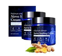 Crème pour neuropathie,Crème pour la Neuropathie des Pieds,Crème de soulagement de la neuropathie force supplémentaire pour pieds,jambes,mains,orteils avec curcuma naturel,gingembre,2PC