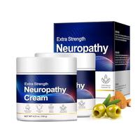 Crème pour neuropathie,Crème pour la Neuropathie des Pieds,Crème de soulagement de la neuropathie force supplémentaire pour pieds,jambes,mains,orteils avec curcuma naturel,gingembre,240g