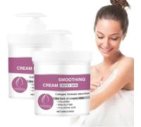 Crème Pour Peau Fripée, Crèmes Raffermissantes Au Collagène Améliore L'élasticité Et Raffermit La Peau Relâchée, Pour Le Corps, Le Cou, Les Mains Et Le Visage (2pcs)