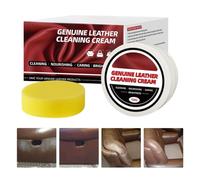 Crème Pour Restaurer Le Cuir, Produit D'entretien Multifonctionnel De 150 G Comprenant Une Éponge, Restaurateur De Cuir De Canapé - Pour Sacs À Main, Meubles, Chaussures, Bottes, Sièges, Automobiles,