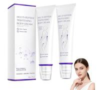 Crème pour rouleau de massage corporel multi-peptides, crème raffermissante et anti-rides, crème hydratante pour le corps, crème pour le cou destinée aux peaux fripées (2pcs)
