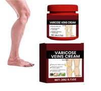 Crème pour varices, baume de soin des jambes - Crème contre les varices et les varices et les veines araignées, soin naturel des jambes, améliore la circulation sanguine, nourrit et apaise les jambes