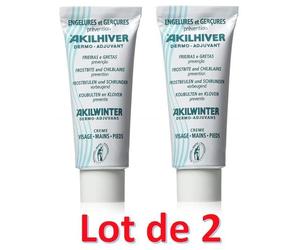 Crème Prévention Engelures - Akilenjur - Lot De 2 Tubes - 75 Ml - Sans Parfum - Tous Types De Peau