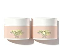 Crème Priming Velvet Glow - Base Lissante Velours pour le Visage, Soin Coréen Hydratant & Nourrissant pour une Peau Douce et Radieuse, Convient à Tous Types de Peau (2pc)