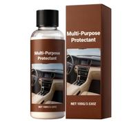 Crème protectrice pour le cuir- Petit tube de 3 x 12 cm, baume revitalisant pour le cuir, crème de polissage réparatrice avec protection longue durée | Solution d'entretien du cuirpour chaussures et