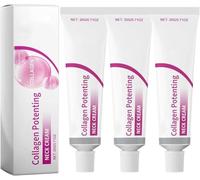 Crème raffermissante avancée au collagène pour le cou, collagène hydrolysé pour apaiser les rides du cou, retarder le vieillissement cutané et rendre la peau lisse et jeune.