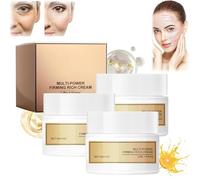Crème raffermissante multi-puissance Crème anti-rides anti-âge pour le visage Crème riche hydratante liftante pour le visage Crème pour le visage estompe les ridules Crème pour le visage éclaircissant