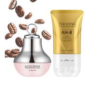 Crème Raffermissante Pour Le Cou - Appareil de Massage Électrique avec Crème Hydratante pour le Contour des Yeux - Lotion Visage Non Grasse Nourrissante Peau Sèche Femme Nuit Jour Maison Voyage