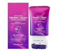 Creme Raffermissante pour le Cou,Baume Nourrissant Applicateur Roller 120g - Effet Raffermissant Et Liftant Pour Peau Du Cou Relâchée - Pour Peau Sèche Femmes Hommes Effet Liftant Et Hydratation