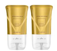Crème raffermissante pour le cou, soin de massage à double rouleau pour hydrater la peau, réparer, réduire les rides et le double menton