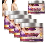 Crème raffermissante pour les seins, crème repulpante raffermissante pour la peau du buste, crème liftante pour les seins, crème nourrissante pour la peau douce pour le buste (5pcs)