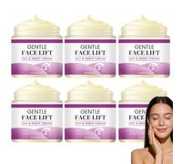 Crème raffermissante visage 2 minutes, crème liftante et raffermissante instantanée pour le visage, idéale pour les peaux relâchées et pour améliorer l'élasticité, crèmes hydratantes anti-rides (6PCS)