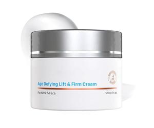 Crème Raffermissante Visage,Baume Hydratant Restructurant 50ML - Soin Redessinant Fermeté Cou,Pour le Cou Femmes Amie Mère Peau Sèche Grasse Sensible Routine Matin et Soir