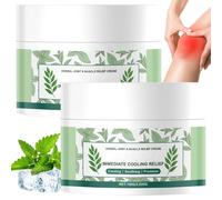 CrèMe RafraîChissante InstantanéE Chillflex,2 PièCes CrèMes Apaisante Au Menthol,Gel RafraîChissant Au Menthol,CrèMe RafraîChissante pour Le Cou,Le Dos,La TêTe,Les Mains Et Les Pieds