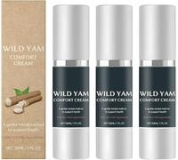 Crème réconfortante Wild Yam, crème Wild Yam pour femmes et hommes, lotion hormonale équilibrante réconfortante, gommage hydratant et exfoliant pour le corps, pour tous les types de peau