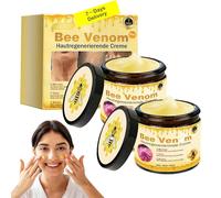 Crème régénérante au venin d'abeille - Soin de la peau - Ingrédients naturels - Restauration complète de la peau - Anti-âge - Hydratante - Réparation pour tous les types de peau (2 pièces, 50 g)