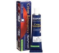 Crème rénovatrice cuir tube 25ml blanc Saphir