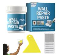 Crème Réparation Murale, Murale Remplisseur De Mur Patch De Réparation De Mur Kit De Réparation Murale Pour Réparer Efficacement Les Trous,Fissures,Graffitis,Murs, 100g