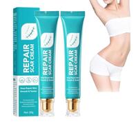Crème réparatrice avancée pour cicatrices, pour hommes et femmes, gel anti-cicatrices, gel anti-cicatrices Advanced Scar Gel, lissage, raffermissement et estompage de la peau. (2 pièce)