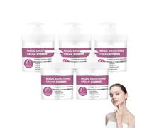 Crème réparatrice avancée pour la peau crépue - Crème raffermissante anti-âge pour le corps au collagène et à l'acide hyaluronique, hydratant liposomal profond pour le cou et les mains (5 bouteilles)