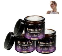 Crème Réparatrice Biotine 10-en-1 : une crème visage réparatrice et liftante de qualité supérieure, formulée à base d'ingrédients naturels. Elle élimine les imperfections et répare la peau, et convie