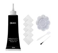 Crème Réparatrice Cuir, Pâte Réparatrice Cuir, Kit Rénovation Cuir, Renovateur Cuir, Leather Cream, Kit Reparation Cuir, Restaurateur Cuir,Gel Réparation pour Cuir,Crème Réparation pour Cuir,Noir
