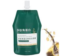 Crème réparatrice de cheveux brûlés à la kératine polypeptidique, masque capillaire revitalisant en profondeur, après-shampooing hydratant, masque protéiné pour cheveux doux (1pc)