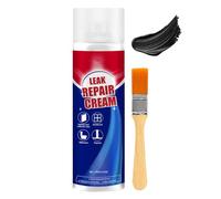 Crème Réparatrice De Fuites - Adhésif Imperméable 100 Ml | Mastic De Toit En Bois À Séchage Rapide Avec Brosse - Pâte Polyvalente Pour Salles De Bains, Cadres De Fenêtres, Gouttières, Carrelage, Béton