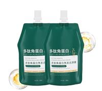 Crème réparatrice hydratante et lissante à la kératine Polypeptide, crème réparatrice pour cheveux brûlés à la kératine Polypeptide, pour cheveux secs et abîmés