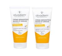 Creme Réparatrice | Mains & Ongles | Gelée Royale | Mains Sèches & Ongles fragilisés | Miel Bio, Citron & Beurre de Karité | 98% des ingrédients sont d'origine naturelle | Lot de 2x50mL