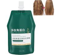 Crème réparatrice pour cheveux brûlés à la kératine polypeptide - Le revitalisant à la kératine polypeptide n°1 au Japon DR.LM lisse les pointes rugueuses et fourchues, spécialement conçu pour la tein
