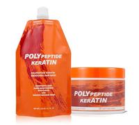 Crème réparatrice pour cheveux brûlés à la polykératine, après-shampoing hydratant sans rinçage, masque capillaire lissant à la kératine polypeptidique, anti-frisottis