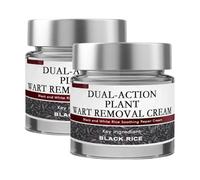 Crème Réparatrice Pour La Peau Au Riz Noir, Essence Multi-effets Exfoliante Pour Éliminer Les Verrues, Essence De Riz Noir, Effet Raffermissant, Anti-rides (2pcs)