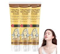 Crème réparatrice rapide de la peau 7 jours, crème intense pour la peau, raffermissement et rajeunissement de la peau, crème hydratante hydratante anti-âge pour le visage (3 pcs)