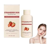 Crème resurfaçante à la fraise, crème resurfaçante jambes à la fraise, réduit efficacement la chair de poule et maintient la peau hydratée durablement (1 pièce)