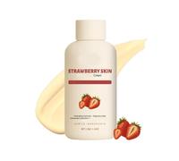 Crème resurfaçante à la fraise - Soin hydratant doux pour le corps, pour un grain de peau irrégulier et une peau lisse - Soin quotidien toutes saisons pour femmes et hommes, après la douche (1 pcs)