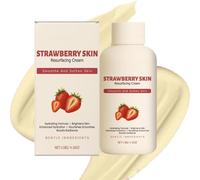 Crème Resurfaçante Fraise - Crème Lissante et Éclaircissante pour le Corps, Réduit les imperfections et les irrégularités du teint, Lotion Corps Hydratante (1 PC)