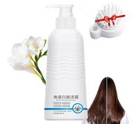 CrèMe Revitalisante à La KéRatine,AprèS-Shampooing Nourrissant,Conditionneur Anti-Casse, Lisse Les Cheveux CréPus Et Donne De La Brillance