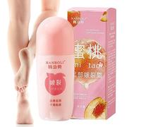 Crème roll- craquelée pour les pieds, crème hydratante naturelle douce pour les pieds | Soin du talon pour les pieds - Crème craquelée à la saveur de pêche - Répare et restaure les pieds secs