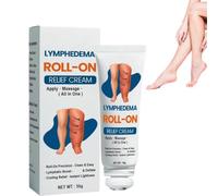 Crème roll-on pour le drainage lymphatique et le soulagement des gonflements, roll-on professionnel pour soulager les gonflements des jambes, crème de soin pour les jambes, soulagement (1 pièce)