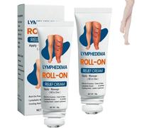Crème Roll-on Pour Le Drainage Lymphatique Et Le Soulagement Des Gonflements, Roll-on Professionnel Pour Soulager Les Gonflements Des Jambes, Pour Tous Les Types De Peau (2pcs)