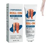 Crème Roll-on Pour Le Drainage Lymphatique Et Le Soulagement Des Gonflements, Roll-on Professionnel Pour Soulager Les Gonflements Des Jambes, Pour Tous Les Types De Peau (1pcs)