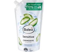Crème savon Sachet de recharge sensible, 850 ml - Marque DM Allemagne - Compatible avec balea - Cremeseife Sensitive Nachfüllpack, 850 ml