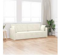 Crème SOFA Convertible - PHSH - Canapé-lit - au sol - 200cm Crème Velours C972