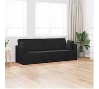 Crème SOFA Convertible - PHSH - Canapé-lit - au sol - 200cm Noir Velours C970