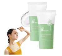 Crème Solaire Airy Sun Cream - Crème Solaire Hydratante Soyeuse Spf 50+/ Pa++++, Essence Solaire Coréenne Clear Filter, Crème Solaire Hydratante Quotidienne, Résistante À L'eau Et Non Grasse, Forte Pr