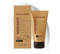 Crème solaire au suif biologique FPS 50+++, formule naturelle et douce, rafraîchissante et non grasse, idéale pour les voyages en plein air et l'été, protection solaire minérale