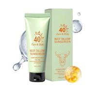 Crème Solaire Bio,SPF 40 Protection Solaire Non Grasse Naturelle,Protection UV Hydratante Voyage | Pour Femmes, Hommes et Filles Soin Visage et Corps, Maison Bureau Voyage Vacances Plage Sports Extéri