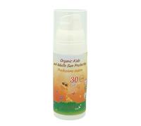 Crème solaire bio SPF30 sensible, pour le visage et le corps, haute protection immédiate des peaux sensibles, filtre minéral, cosmétique naturel, crème solaire AZETA bio_LUNA bio 50 ml